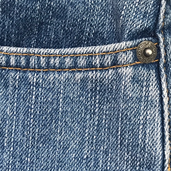 Vintage High Waisted Denim Skirt - Picture 4 of 8